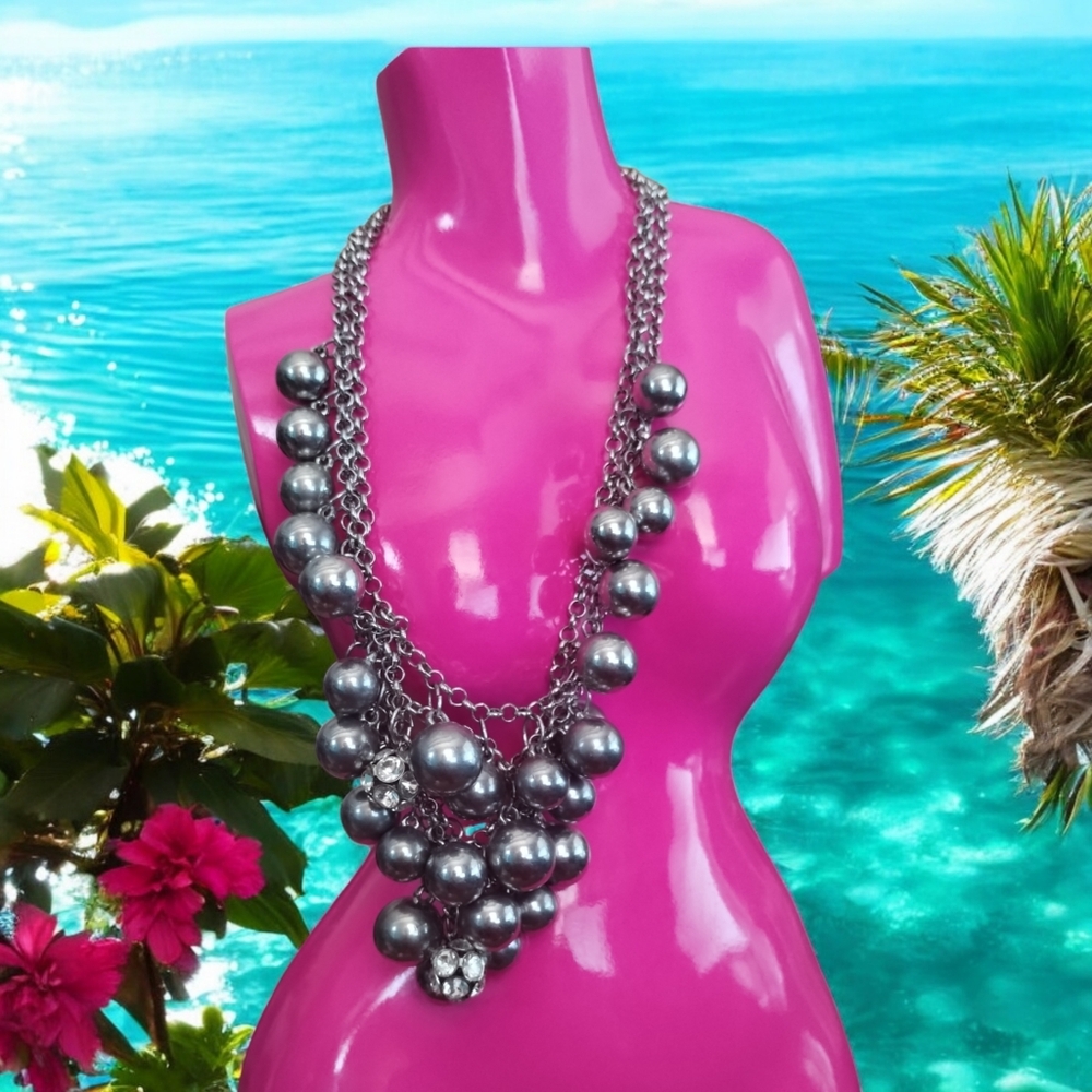 LAM Multi-bead Necklace